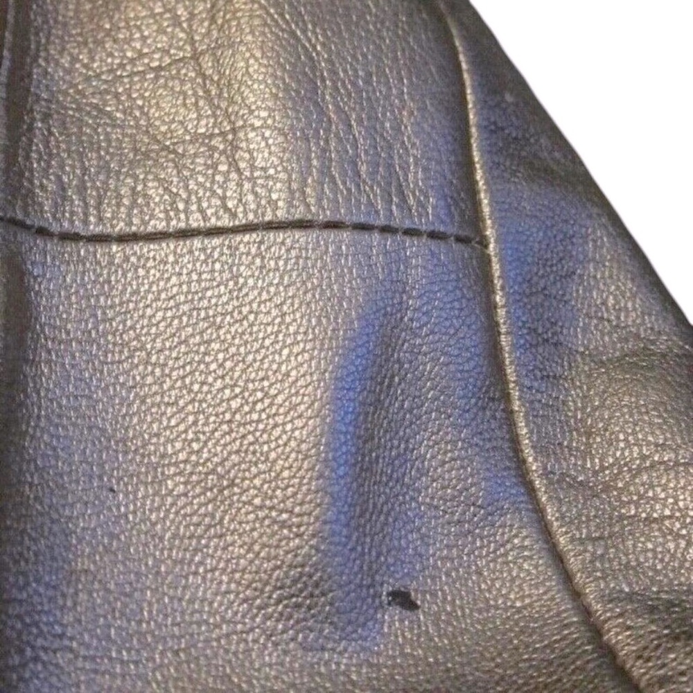 Y2K Coach Bag - Ali Large - Metallic Gold Leather Satchel Messenger Crossbody - Picture 6 of 7